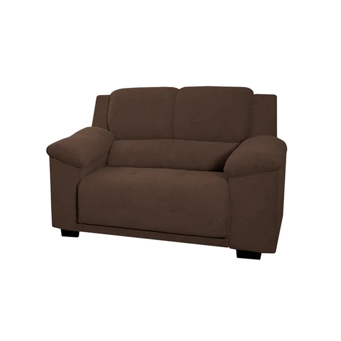 Sillon Sofa Living 2 Cuerpos Tapizado Tela Color Marron en Marrón - Sillones y sofás, Uruguay | Soy Hogar