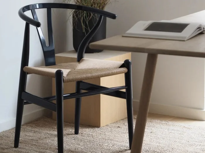 Silla WISHBONE en Madera - Negro en Negro - Sillas, Uruguay | Finkel, vista 3