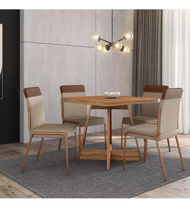 Mesa de Comedor Cuadrada - Atria - Rose en Rosa - Mesas de comedor, Uruguay | Rústico Hogar, vista 3