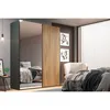 Placard Ropero 2 Puertas Mdf Negro Venetto en NEGRO NATURAL - Roperos y placares, Uruguay | Divino, vista 3 de 5