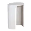 Mesa Auxiliar Madera Blanco Oval en Blanco - Mesas de living, Uruguay | Divino, vista 3 de 10