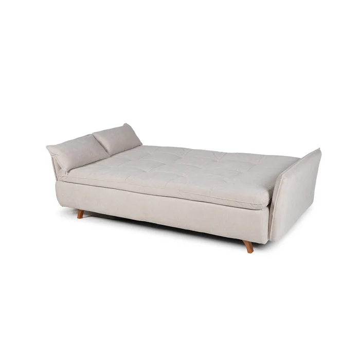 Sofá Cama Maira - C/Brazos - Tela Microfibra - 10285 (Beige) en Beige - Sillones y sofás, Uruguay | NYR, vista 2