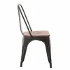 Silla De Comedor Cy-2000w2 Metal Negro Estilo Tolix en Negro - Sillas, Uruguay | Divino, vista 3 de 4