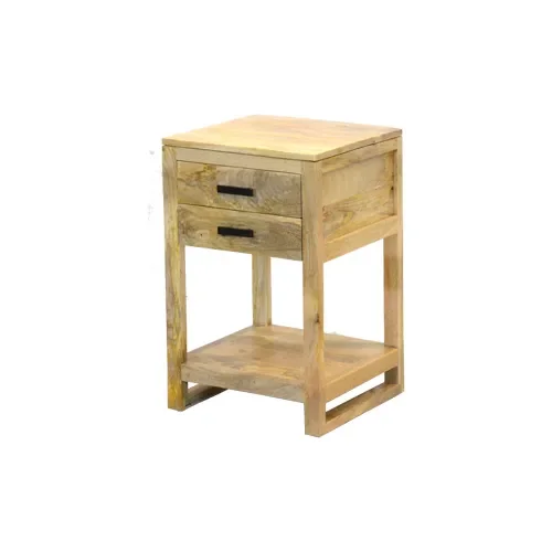 M79 Mesa de luz 43x40x66 en Madera natural - Mesas de luz, Uruguay | Victoriana