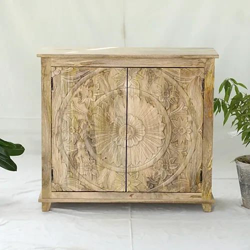 A46 Aparador 100x35x90 en Madera natural - Aparadores y recibidores, Uruguay | Victoriana, vista 4