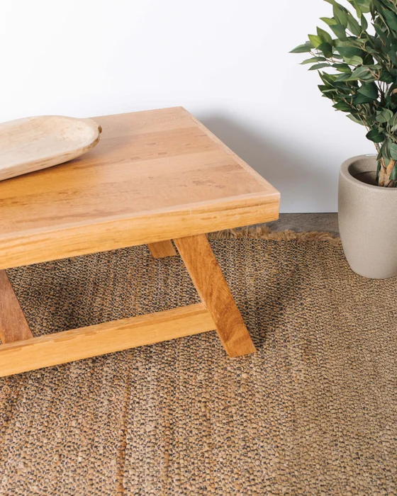 MESA RATONA FORMOSA ANG 120x60 en Madera natural - Mesas de living, Uruguay | Fundamento Muebles, vista 2