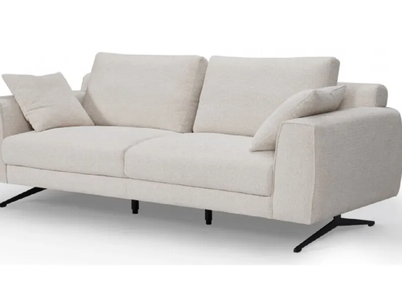 Sofa 3 cps MAGNUS - Beige en Beige - Sillones y sofás, Uruguay | Finkel