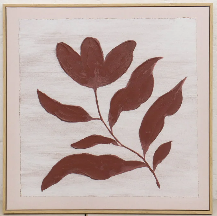 Cuadro Leaf Ii, 60x60, Violeta Papel H1gca250909b en Violeta - Decoración de pared, Uruguay | Divino