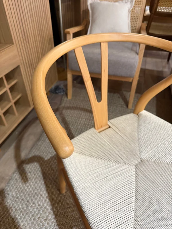 Silla de Comedor Wishbone - Natural ROBLE en Madera natural - Sillas, Uruguay | Berna Home, vista 4