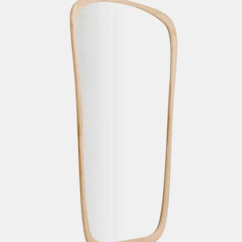 Espejo Alura de madera de teca 94,6 x 192,1 cm FSC 100% en Madera natural - Espejos, Uruguay | Kavehome