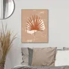 CUADRO CANVAS 40x50CM MARCO COL.MADERA HOJA PALMER en Madera natural - Decoración de pared, Uruguay | Koz, vista 2 de 2