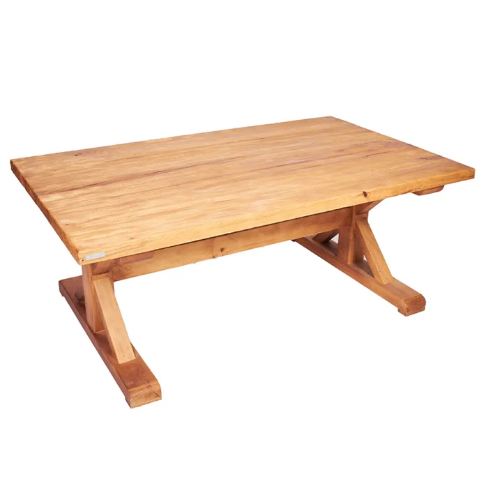 Mesa de living rustica 90cm — Serra Amoblamientos en Madera natural - Mesas de living, Uruguay | Serra Amoblamientos