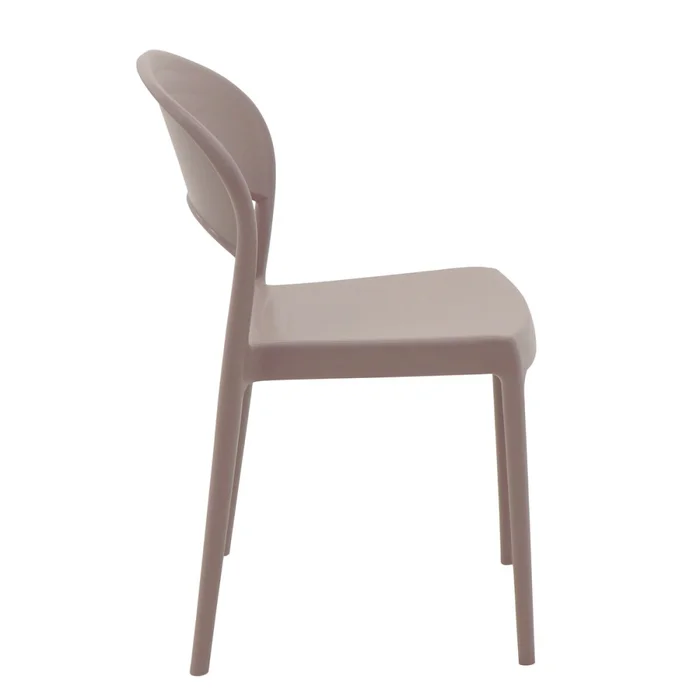 Silla Sissi Respaldo Cerrado en Polipropileno - Color beige - 92046/421 en Beige - Sillas, Uruguay | Champagne Home, vista 2