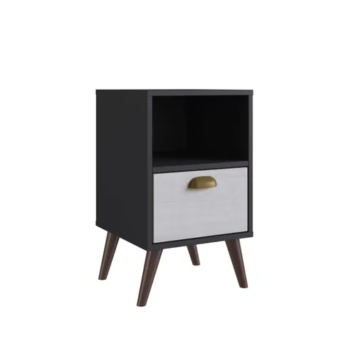 Mesa De Luz Living Dormitorio Mesita 1 Cajon Auxiliar - Mesas de luz, Uruguay | Lais Muebles