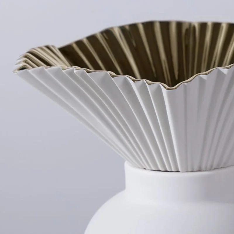 JARRON PETALO Blanco en Blanco SKU - Decoración, Uruguay | Viasono, vista 3