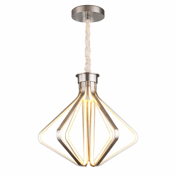 Colgante LED Araña Geométrica 90W en Plateado - Lámparas colgantes, Uruguay | Bascuhouse