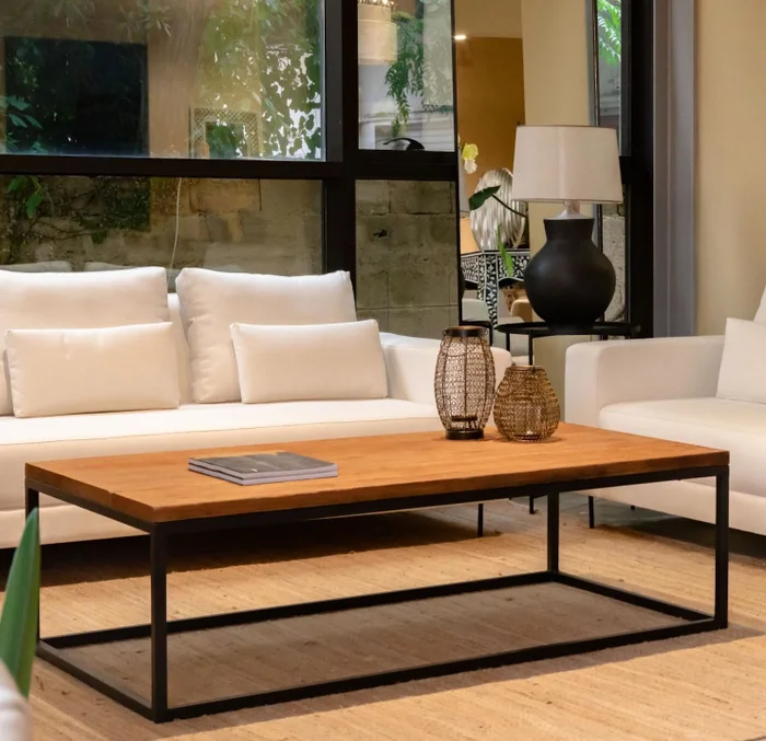 Mesa living Kaoba - Zainas en Madera natural - Mesas de living, Uruguay | Zainas