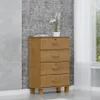 Cómoda 4 Cajones Línea Bronce Freijó - Mesas de luz, Uruguay | Aihaus, vista 1 de 2