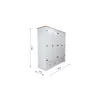 Ropero 4 puertas 2 Cajones Madera - Linea mexicana - Blanco en Blanco - Roperos y placares, Uruguay | Rústico Hogar, vista 4 de 4