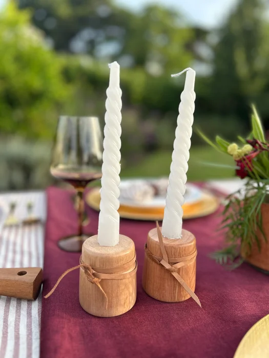 Candelabros peque para vela alta en Blanco - Velas y Portavelas, Uruguay | Dreams On Time