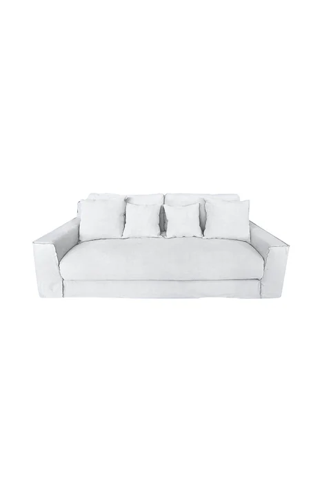 Sofá Sand, 3 Cuerpos - Blanco en Blanco - Sillones y sofás, Uruguay | Indian