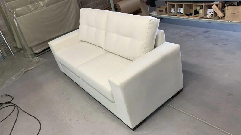 Sofá Mónaco 3 Cuerpos (200 cm) – Blanco en Blanco - Sillones y sofás, Uruguay | Berna Home, vista 3