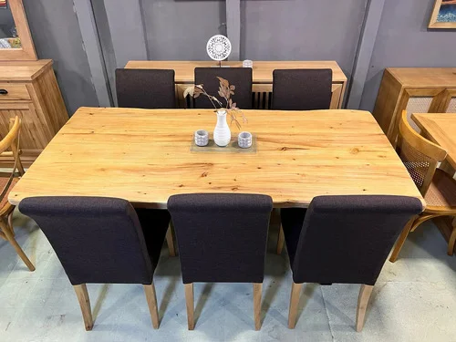 Juego De Comedor Ozark Industrial Premium 6 Sillas De Vestir A Eleccion en A Eleccion - Mesas de comedor, Uruguay | Ozark Home, vista 2