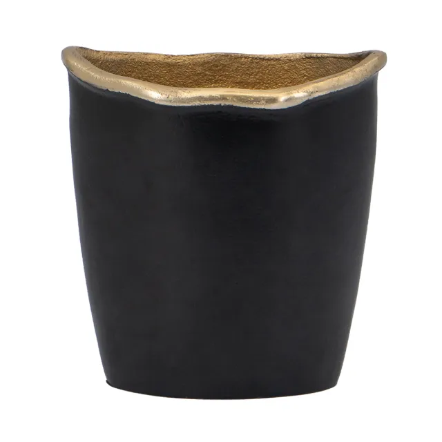 POTE METAL NEGRO en Negro - Jarrones, Uruguay | Sentido Jose Ignacio