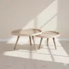 Set Mesas Ratonas Madera Natural-beige Mango Natural en Madera natural - Mesas de living, Uruguay | Divino, vista 1 de 3