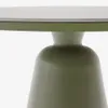 Mesa de exterior Tudons de aluminio con tablero de cerámica verde, Ø120 cm en Verde - Mesas de comedor, Uruguay | Kavehome, vista 4 de 5