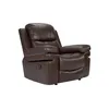 Poltrona Reclinable 1 Cuerpo Pu Marron Mr2138 Choc. en CHOC. - Sillones y sofás, Uruguay | Divino, vista 3 de 3