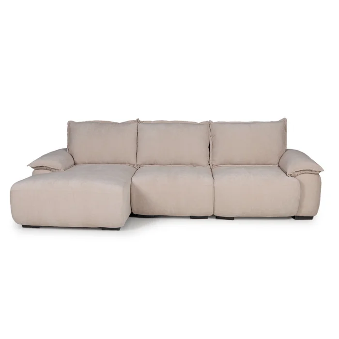 Rinconera Santorini - Tela Microfibra - Chaise izquierdo - 12072 (Beige) en Beige - Sillones y sofás, Uruguay | NYR, vista 2