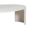 Mesa Ratona Madera Blanco Oval en Blanco - Mesas de living, Uruguay | Divino, vista 4 de 8