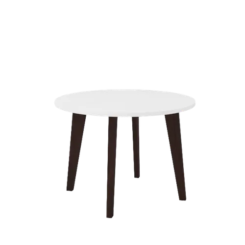 Mesa de Centro Redonda- Blanca MDF - Mesas de living, Uruguay | Berna home