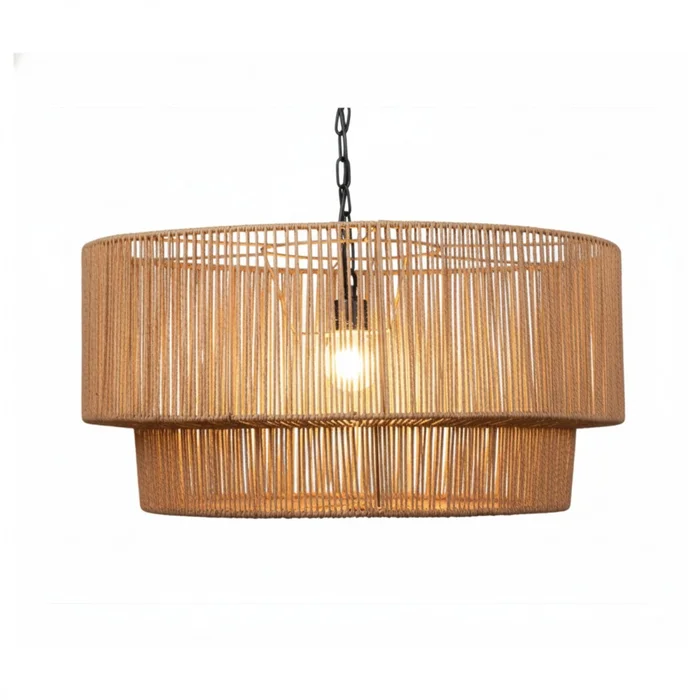 Lampara de techo - Rattan Vezza en Beige - Lámparas colgantes, Uruguay | Rústico Hogar, vista 2