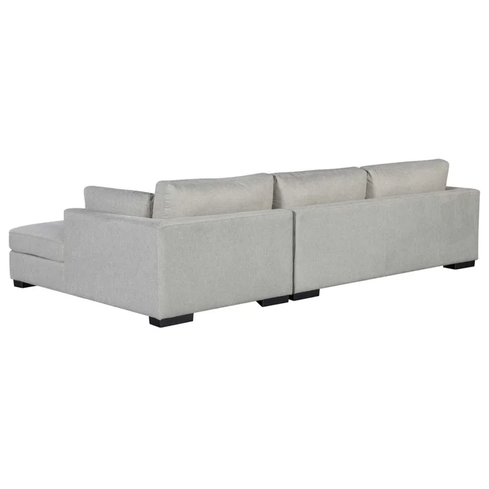 Sofá C/chaise Más De 4 Cuerpos Tela Natural-beige Monaco Natural en Madera natural - Sillones y sofás, Uruguay | Divino, vista 5