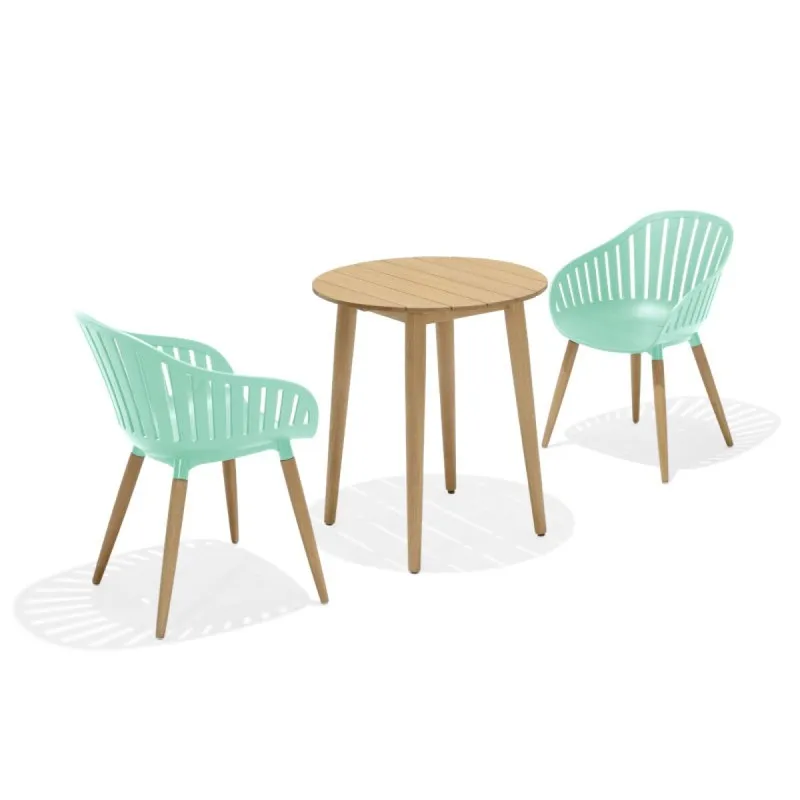 Juego de Mesa y sillas de Jardín - Nassau - Rosa en Rosa - Muebles para el exterior, Uruguay | Rústico Hogar