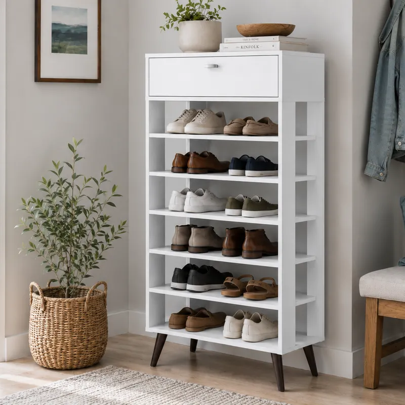 Zapatera Cairo blanca - Aparadores y recibidores, Uruguay | RM Muebles y Deco