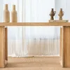 MESA DE ARRIMO / CONSOLA TRAVERTINO - 1.80 MTS en Madera natural - Bibliotecas, Uruguay | La Iberica, vista 7 de 12