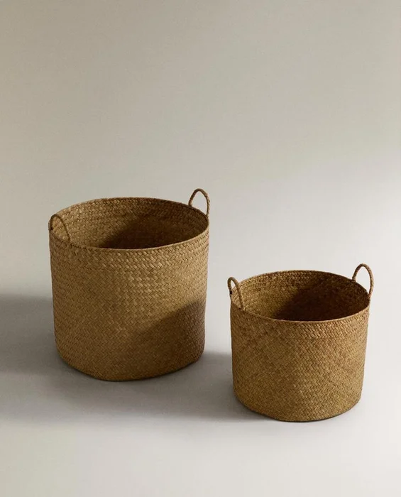 CESTA REDONDA ASA - Canastos, Uruguay | Zara Home, vista 2