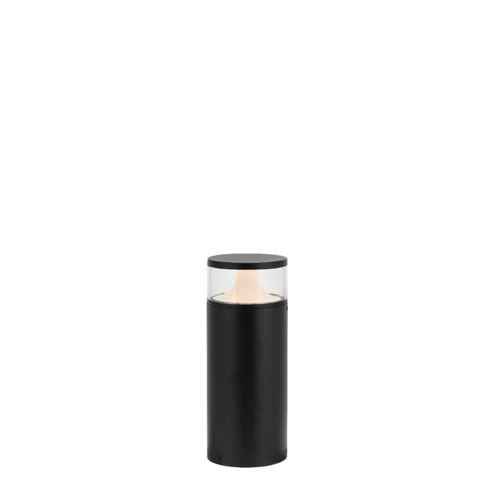 Luminaria Bolardo Exterior 9W Kane 30cm Negro en Negro - Lámparas de pie, Uruguay | Unilux