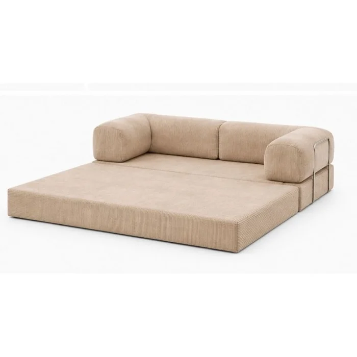 Sillón Cama Teddy - Beige en Beige - Sillones y sofás, Uruguay | Samic, vista 2