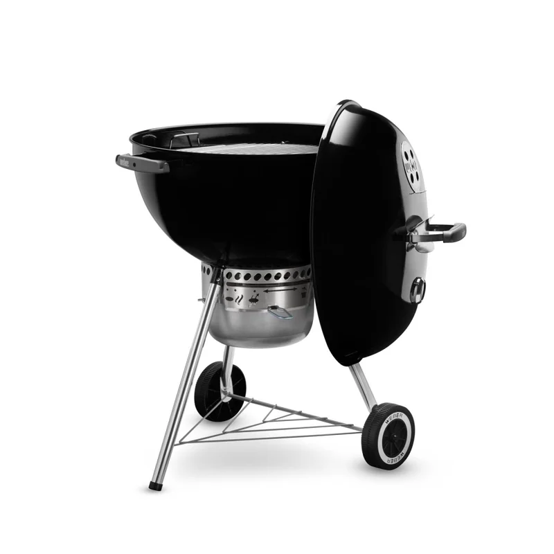 Barbacoa Carbón Negro Acero Inoxidable Weber en Negro - Exterior, Uruguay | Divino, vista 3