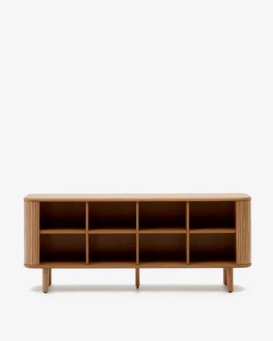 Aparador Mailen 2 puertas en chapa de fresno - con acabado natural 180 x 75 cm en Madera natural - Aparadores y recibidores, Uruguay | Kavehome, vista 7