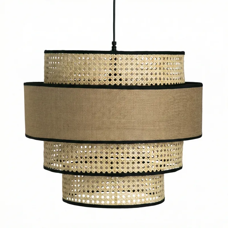 Colgante Nativo Quad Jute en Marrón - Lámparas colgantes, Uruguay | La Perla