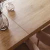 Mesa extensible Briva 180 (230) x 90 cm madera maciza de roble y pino acabado natural en Madera natural - Mesas de comedor, Uruguay | Kavehome, vista 3 de 8