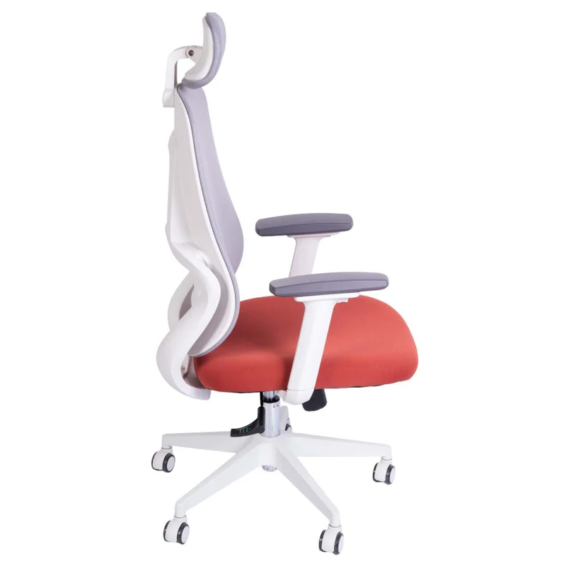 Silla De Oficina Malla Blanco Damasco en Multicolor - Sillas de escritorio, Uruguay | Divino, vista 6
