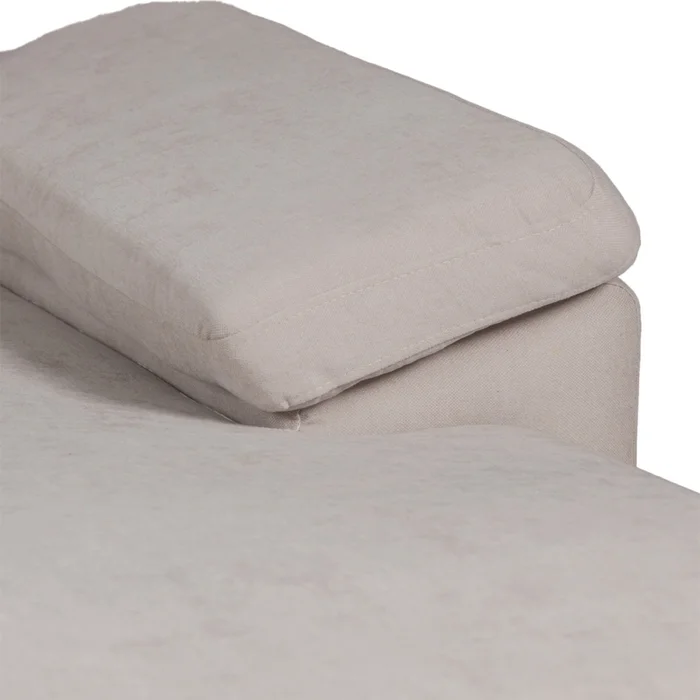 Rinconera Adalia - Tela Microfibra - Chaise derecho - 9248 (Beige) en Beige - Sillones y sofás, Uruguay | Nyr, vista 4