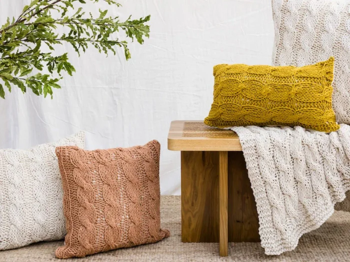 Almohadón Ochos - Textiles, Uruguay | Arquetipo, vista 2
