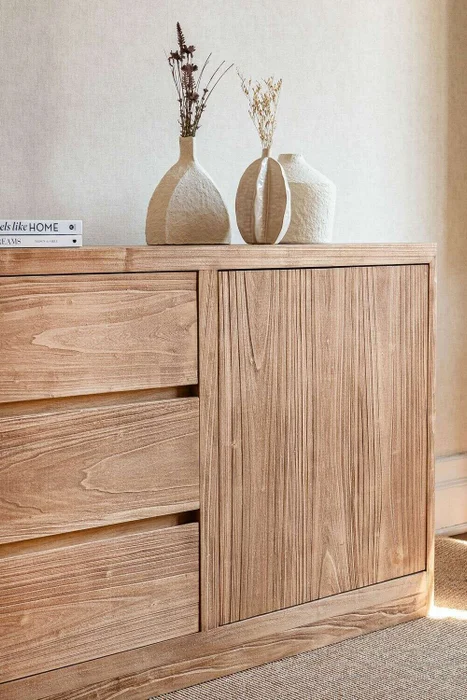 APARADOR MALVA - 2 MTS en Madera natural - Bibliotecas, Uruguay | La Iberica, vista 5